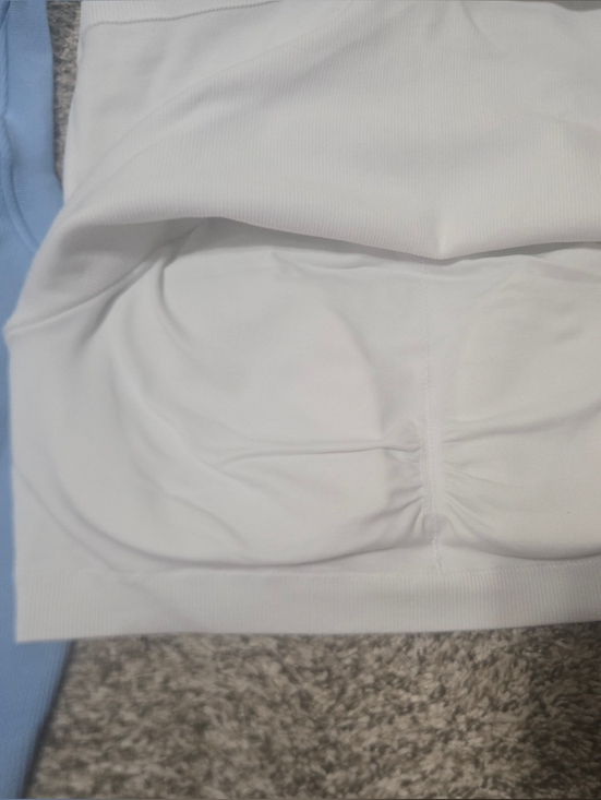 Target Joylab Athletic Light Blue and White Ribbed Tank Tops Sz L - Picture 3 of 5